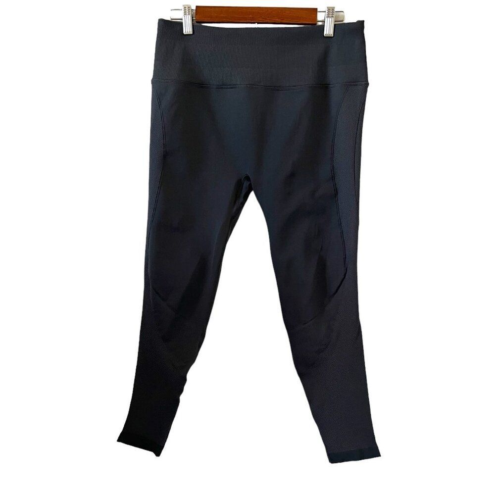 Lululemon Midi Leggings In Charcoal Gray Size 10